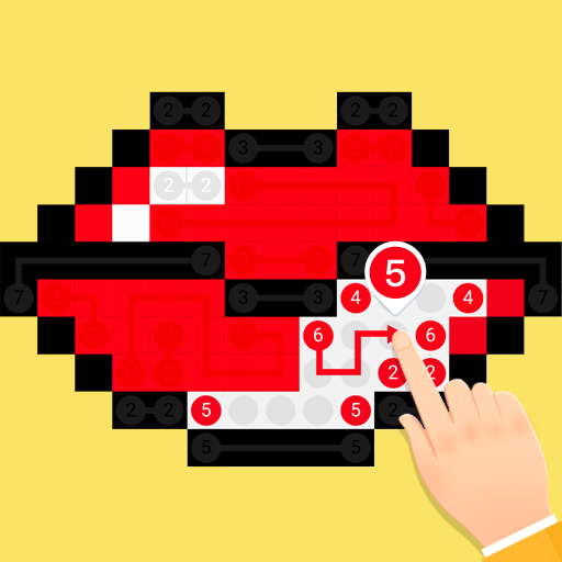 ikon Draw Puzzle: pixel connect dot
