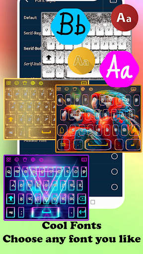Lovebird Parrot Keyboard screenshot 5