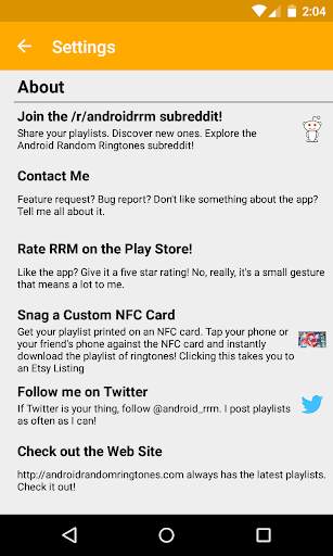 Random Ringtones Manager (RRM) screenshot 8
