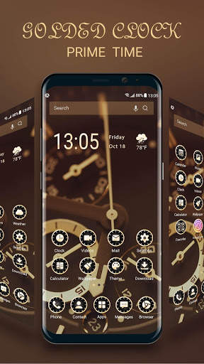 Clock launcher theme &wallpaper screenshot 1