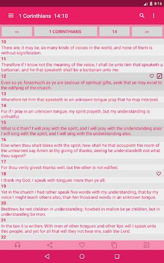 My Offline Bible screenshot 2