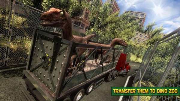 Angry Dino Transporter Truck screenshot 2