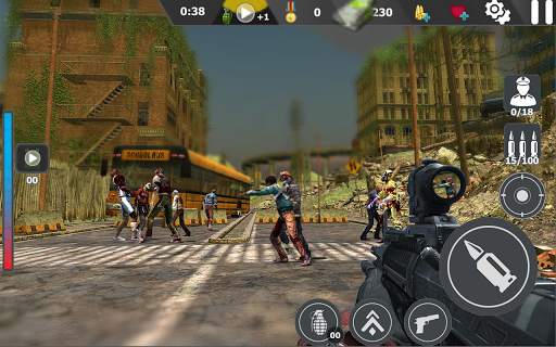 Overkill Dead offline :Unkilled Zombie Shooting screenshot 6