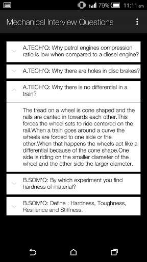 MEIQ App (Mechanical Interview Questions) screenshot 2