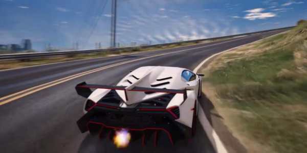 Veneno Driving Lamborghini 3D screenshot 2