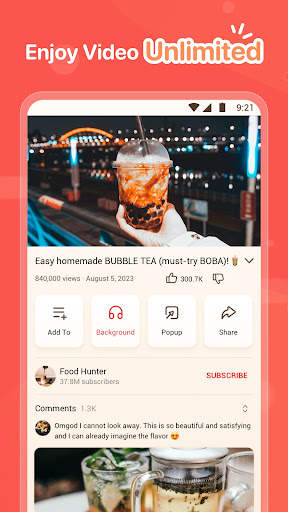 Bubble Player - Videos & Music screenshot 1