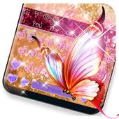 Glitter Sparkling Butterfly Keyboard 10001002