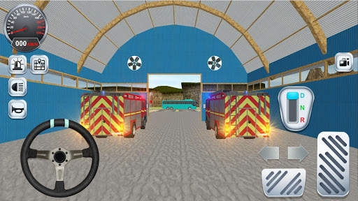 Modern Fire Truck Simulator 3D screenshot 2