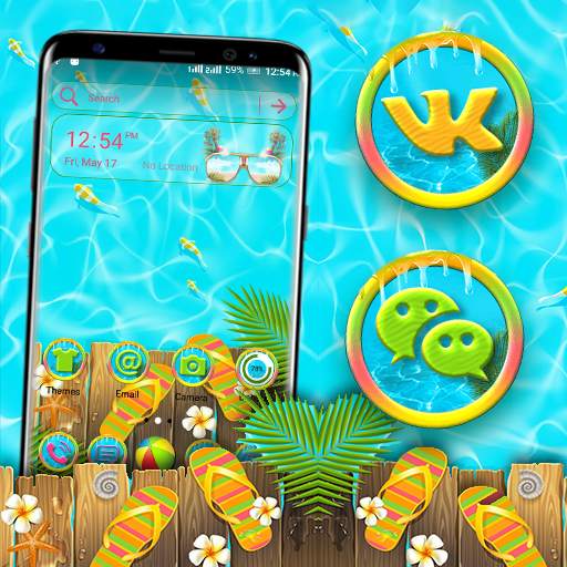Cool Summer Launcher Theme 1.4