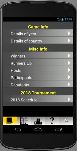 Football World Championship Stats screenshot 1