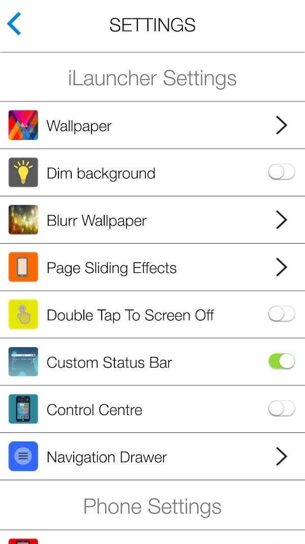 Titan os 9 Launcher i6 theme screenshot 4