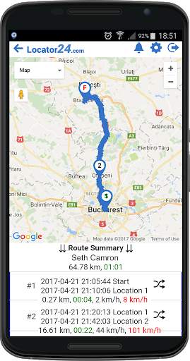 Locator24 - Share Your Route screenshot 4