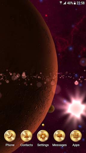 Solar system live wallpaper screenshot 2