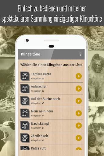 klingeltöne katzen kostenlos, töne katze app screenshot 2