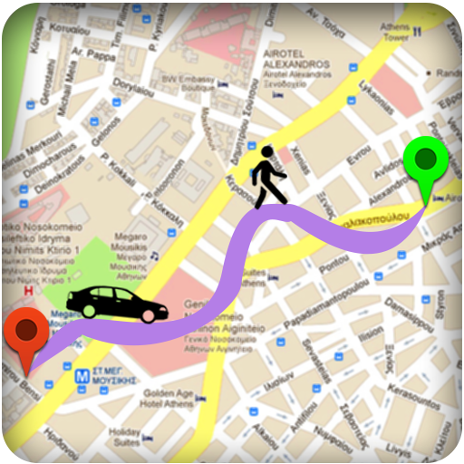GPS Route Finder &amp; Direction icon