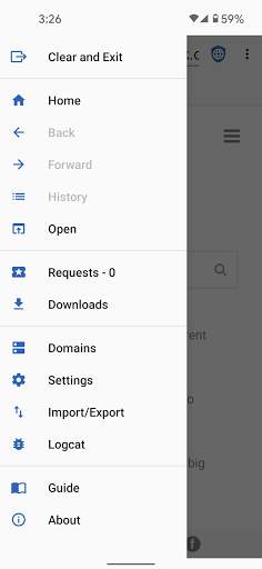 Privacy Browser screenshot 2