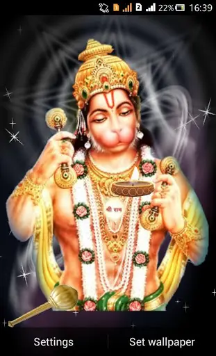 Hanuman Live Wallpaper screenshot 1