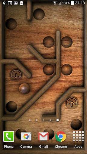 Marble Maze Wallpaper Game screenshot 3