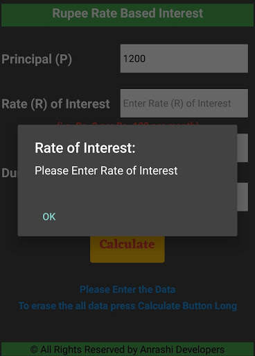 Rupee Interest Calculator screenshot 5