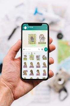 Free Messenger What's 2020 Stickers screenshot 1
