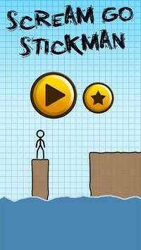Scream Go Stickman eighth note screenshot 1
