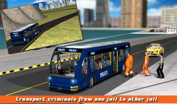 Jail Criminal Transport Bus screenshot 9