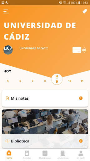 UCAapp, Universidad de Cádiz screenshot 2