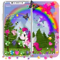 Lovely Forest Unicorn Star Theme logo