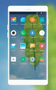 Leaf sky | xiaomi mi mix flex theme screenshot 2
