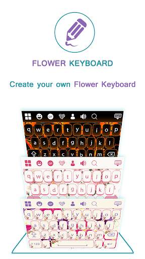 Flowers Keyboard स्क्रीनशॉट 2