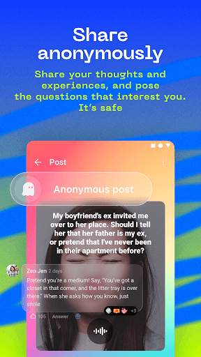 Anon lite: social, new friends screenshot 3
