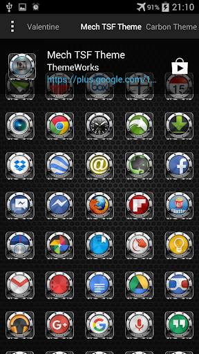 TSF Shell Launcher Theme Mech screenshot 7