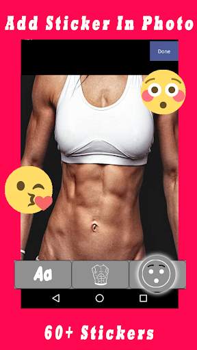 Six Pack Abs Maker 3 تصوير الشاشة