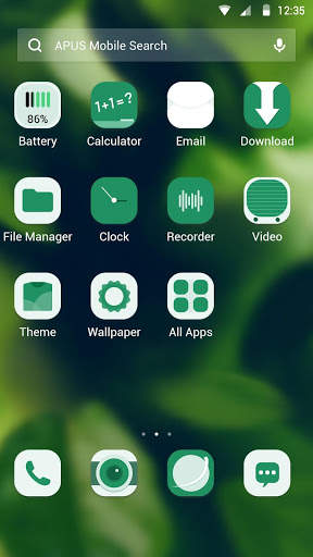 Natural-APUS Launcher theme screenshot 2