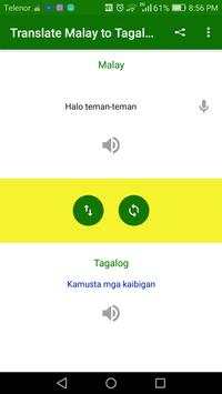 Translate Malay to Tagalog screenshot 1