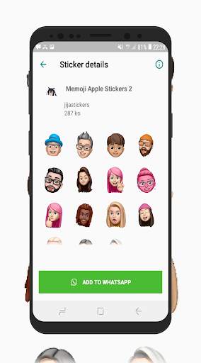Memoji Apple Stickers for WhatsApp - WAStickerApps screenshot 8