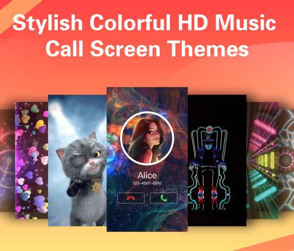 Vivid Caller–Caller screen theme changer LED Flash screenshot 1