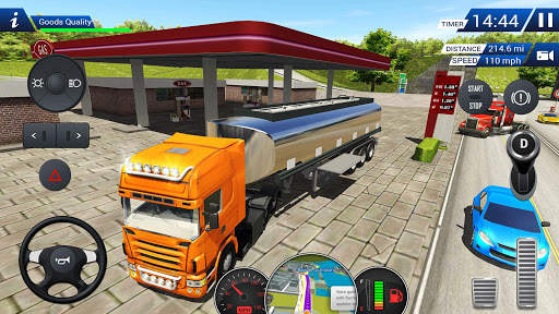 เครื่องจำลองรถบรรทุกยูโร 2018 - Truck Simulator screenshot 1