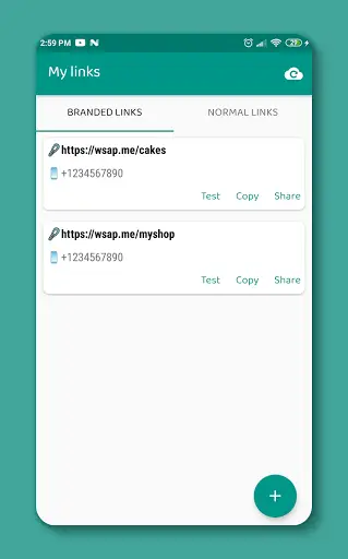 Message to unsaved number & WA link generator screenshot 4