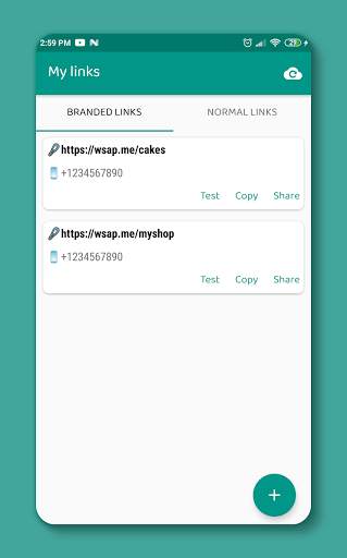 Message to unsaved number & WA link generator screenshot 4