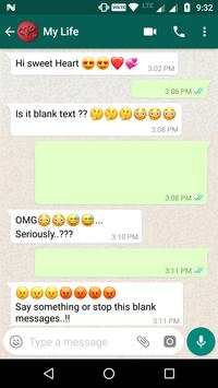 Blank Text for WhatsApp screenshot 2