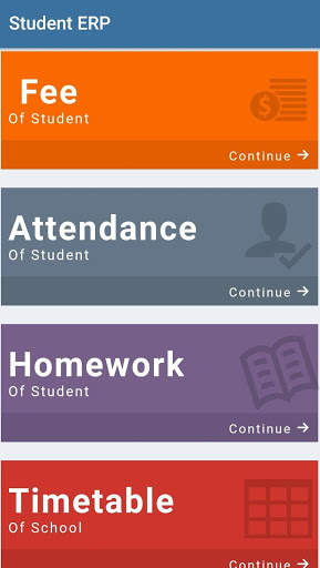 Student ERP screenshot 2