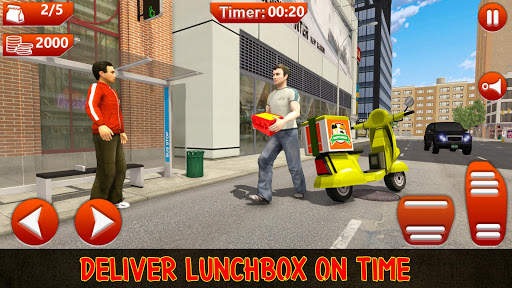 Nowe gry Hot Pizza Delivery Moto Boy Crazy Lunch screenshot 2