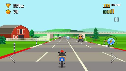 Retro Highway screenshot 1