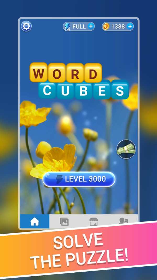 Word Cubes - Fun Puzzle Game screenshot 1