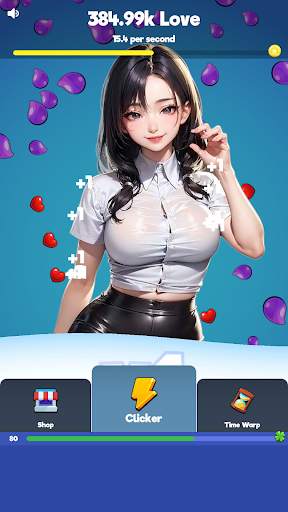 Sexy touch girls: idle clicker screenshot 3
