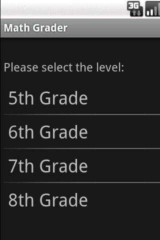 5~8th Grade Math Test Free screenshot 1