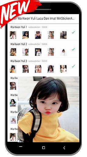 Stiker Wa Kwon Yuli Lucu Dan Imut WAStickerApps screenshot 1