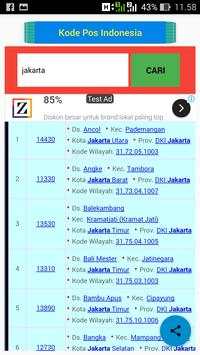 Cari Kode Pos screenshot 5