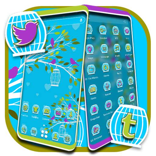 Bird Painting Launcher Theme 1.0